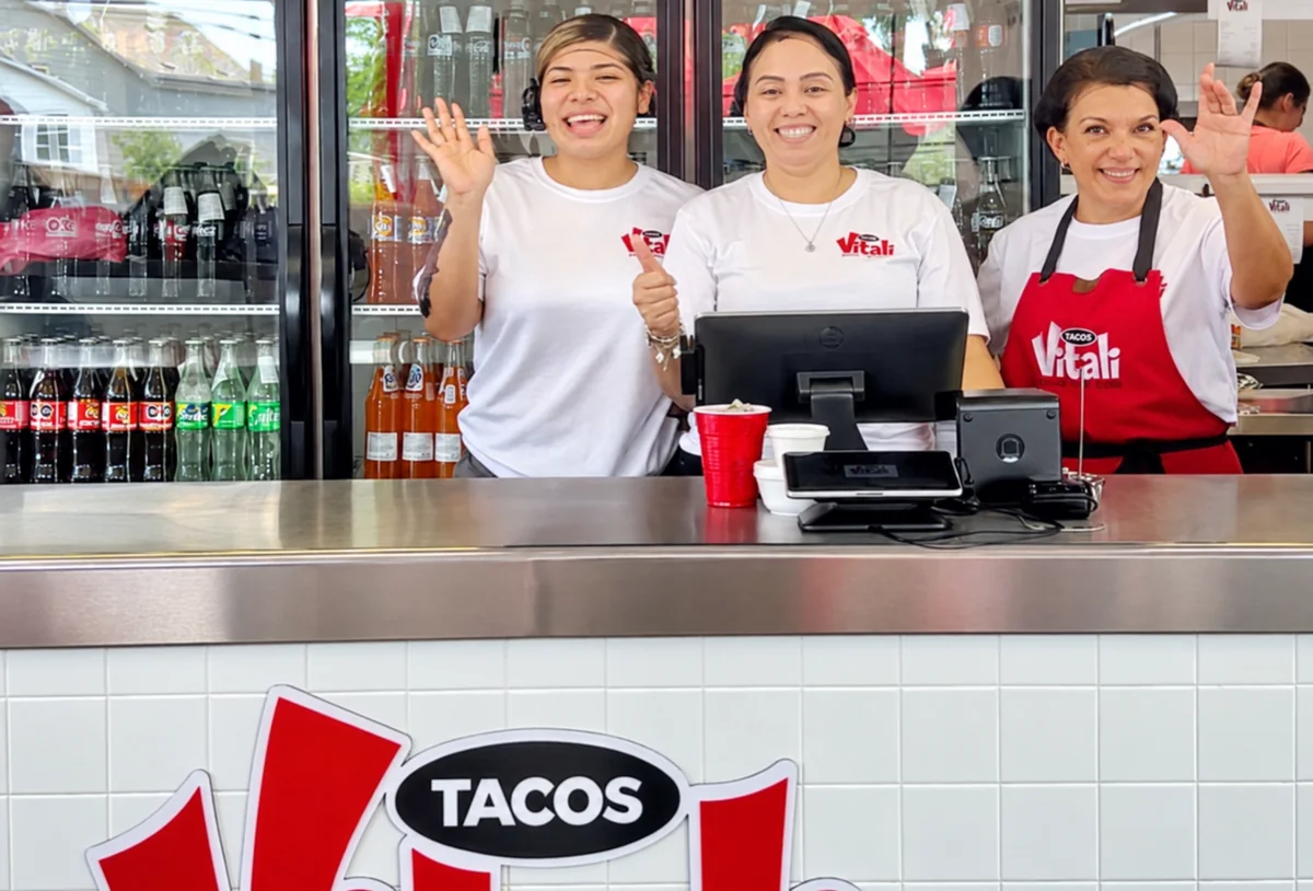 The welcoming Tacos Vitali team